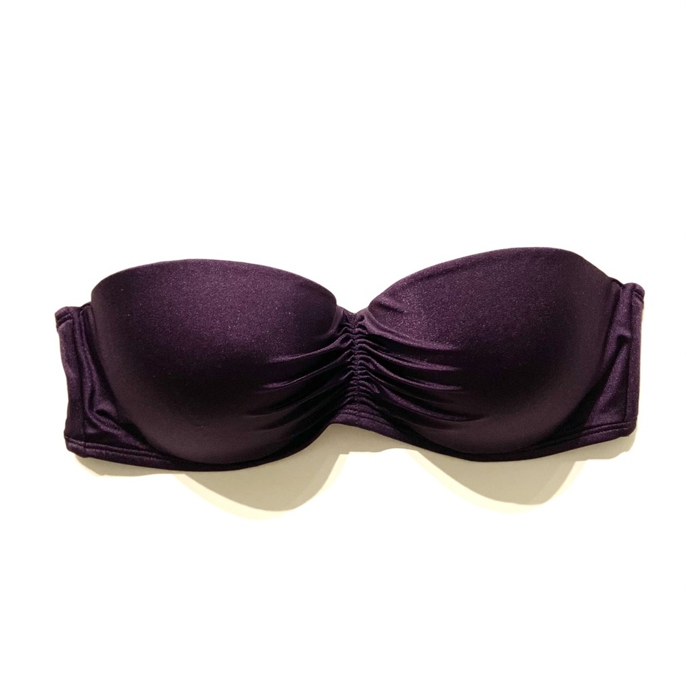 Victoria Secret Bandeau Bikini Top Purple Plum